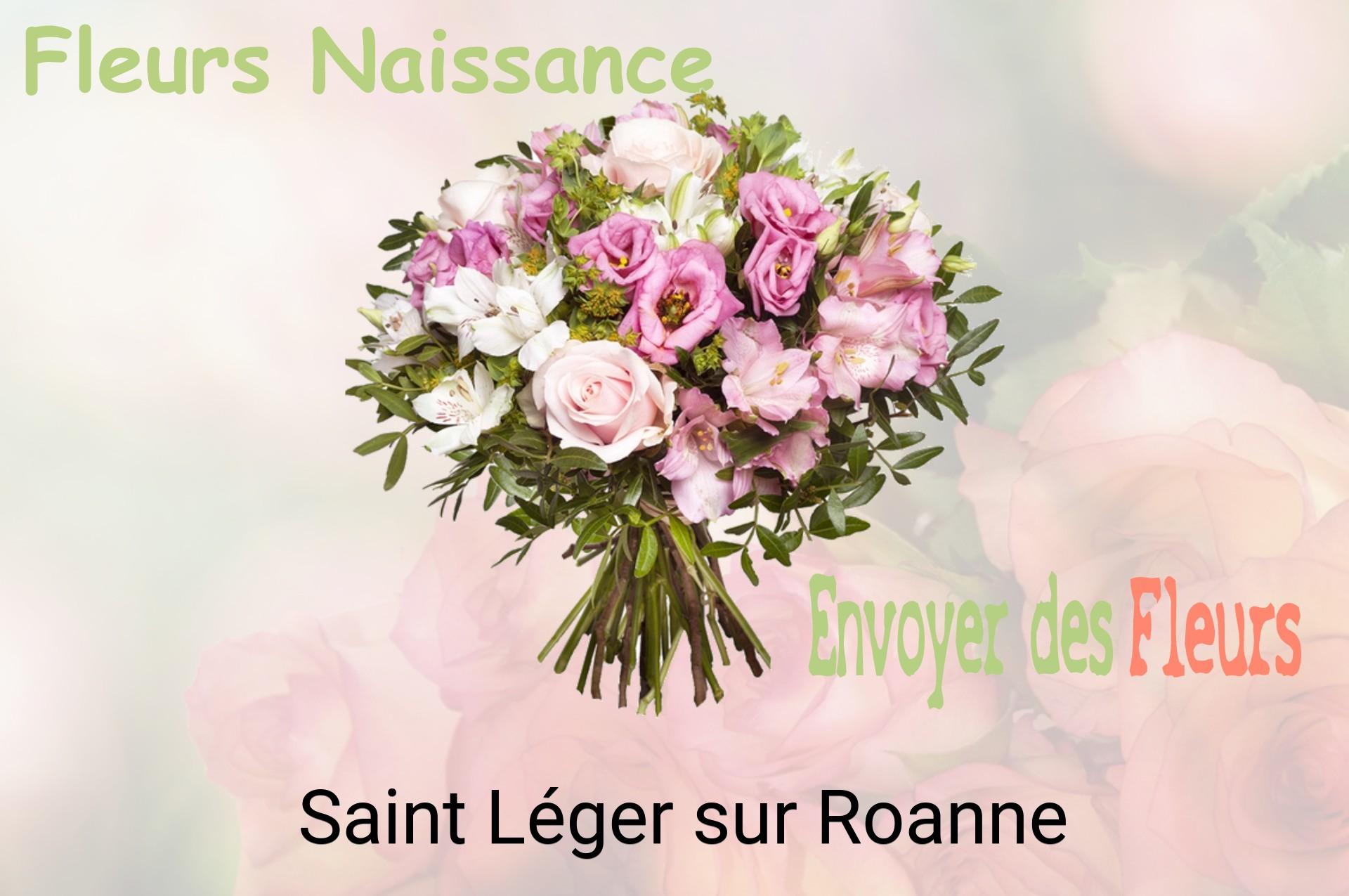Bouquet de fleurs de naissance livré à Saint-Léger-sur-Roanne